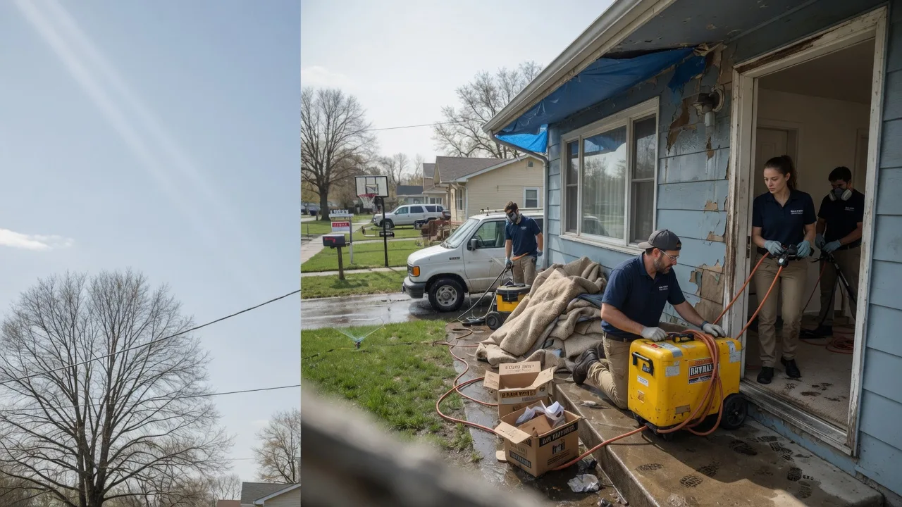 Basement Flood Cleanup in Gravette, AR near me